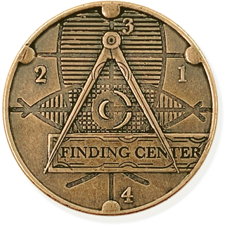 One (1) Bronze Euclidean Coin