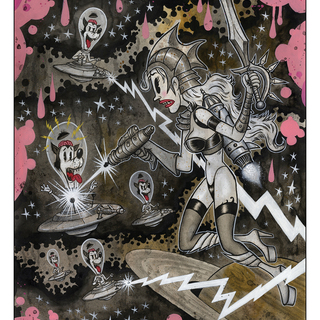 Molly's Invaders 8.5x11 Signed Print by Frank Forte