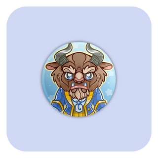 Nya Nya Neko Beast Badge Button