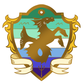 Pre-Order Gay M|M Hippocampus Heraldry Pin