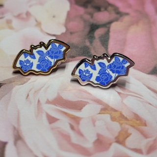 Set of Both Porcelain Mini Bats