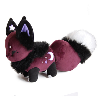 Dark Dawnsing Purple/Black Fox Plush