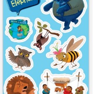 The Legend of the Sleep-Eating Elephant Character Sticker Sheet