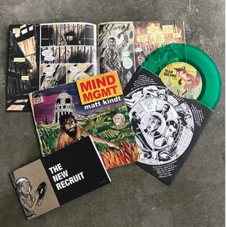 MIND MGMT Read-along book & record + The New Recruit Mini Comic