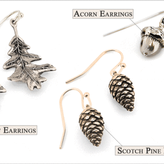 2 Sets of Earrings in Bronze (Collection 10 only)