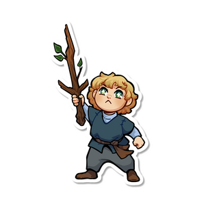 "Brave Galahad" Sticker