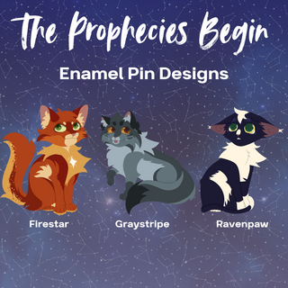 Warrior Cats Enamel Pins