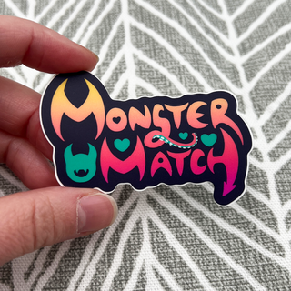 Monster Match Logo Sticker