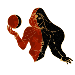 The Moon - Blood Moon Vers.