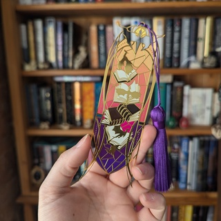 Metal bookmark- Dragonflight