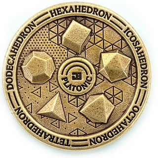 One (1) Bronze Platonic Coin