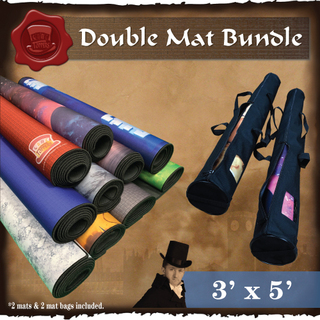 Double 3' x 5' Game Mat Bundle