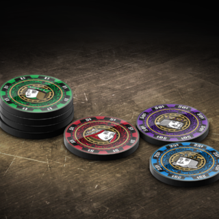 4 Chips Poker Set