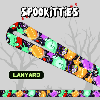 Spookitty Trick-or-Treat Lanyard