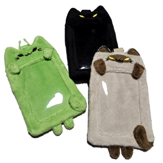 Plush Cat ID Wallet