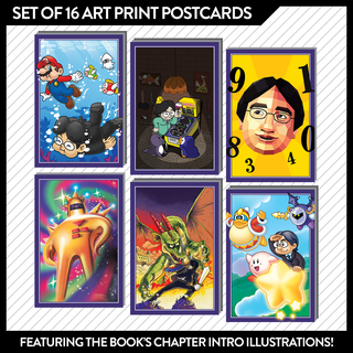 Set of 16 Art Print Postcards