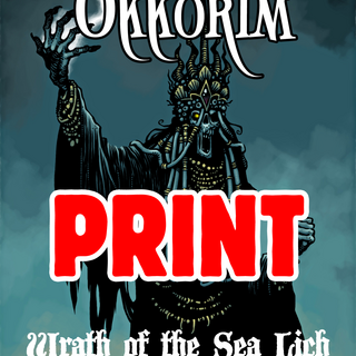Wrath of the Sea Lich Print