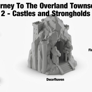 $25 JTO Townscape 3D STL Files - Castles and Strongholds