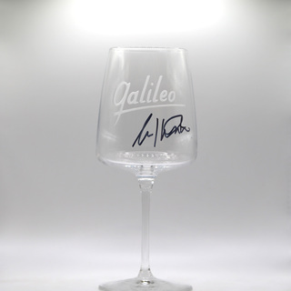 William Shatner Galileo Dinner Glass - Signed