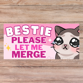 Bestie Bumper Sticker