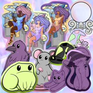 3" Pastel Witchy Sticker