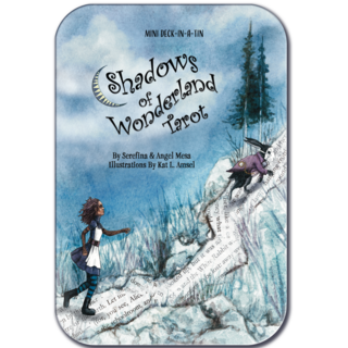 Mini Deck-in-a-Tin Shadows of Wonderland Tarot