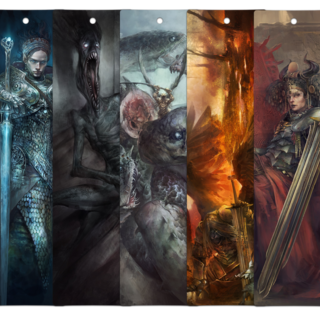 Set of 5 Mythic Bookmarks