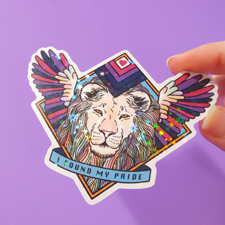 Bi Pride Lion Sticker