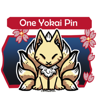 Yokai Enamel Pin