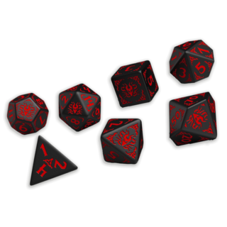 7-Dice Set (Dragons of the Red Moon)