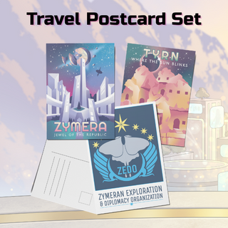 MythFall Postcard Print Set