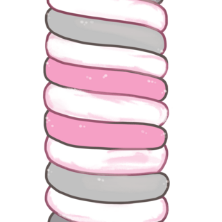 Demigirl Lolly Keychain