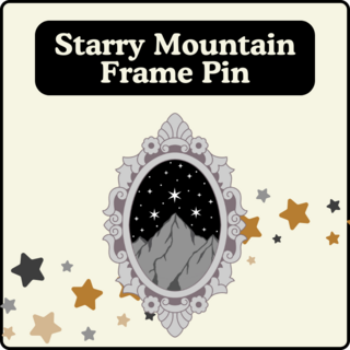Starry Mountain Frame Pin
