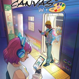Rainbow Canvas - "Subway Scroll" Cover A*