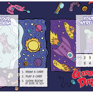 Garbage Day Neoprene Boy's Room Playmat (9.5 x 8.5 Inches)