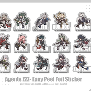 Agents ZZZ - Easy Peel Foil Sticker