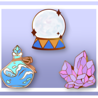 Mini Pin Set - Wizard