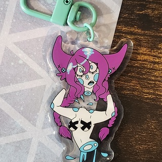 Floating Head Siren Keychain