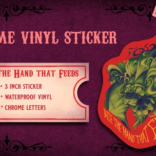 Bite the Hand Sticker