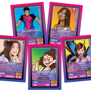 5 "Bi Visibility" Trading Cards