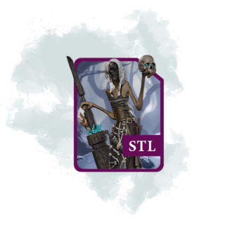 Baba Yaga Miniature (STL)