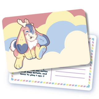 character postcard print of your choice!