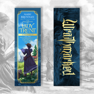 'The Memoirs of Lady Trent Vol. 1' Deluxe Foil Bookmark
