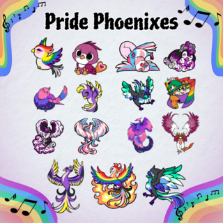 Pride Phoenix - Choose Your Pin