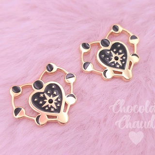 Phases of the Heart Earrings