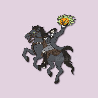 Headless Horseman Pin