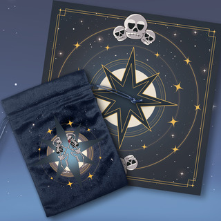 The Skeleton Dance Arcana Tarot Pouch and Cloth