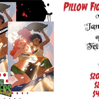 Pillow Fight Cover - Pekar (Nude)