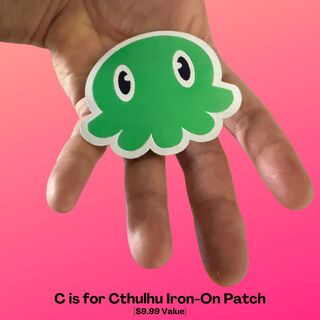 C is for Cthulhu Iron-On-Patch