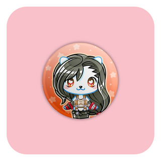 Final Fantasy Tifa Badge Button
